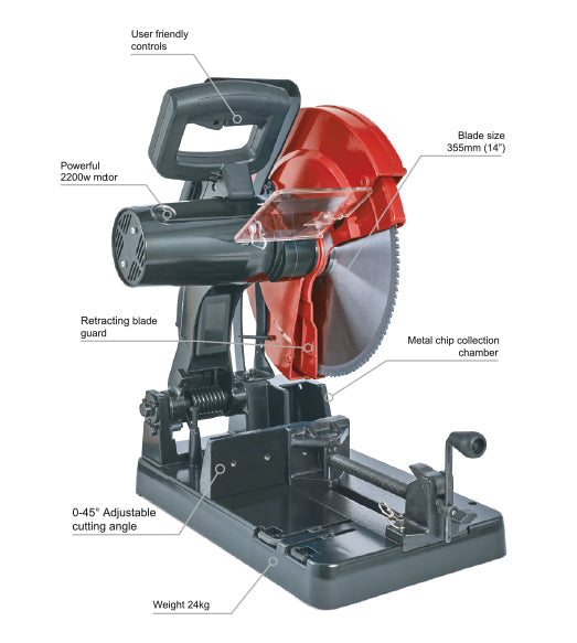 Rotabroach Element 14 TCT Metal Cut Off Saw 230V