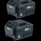 Draper 97777 D20 20V Brushless 1/2" Mid-Torque 400 Nm Impact Wrench, 2 x 3Ah Batteries + FREE 10 Piece Socket Set!