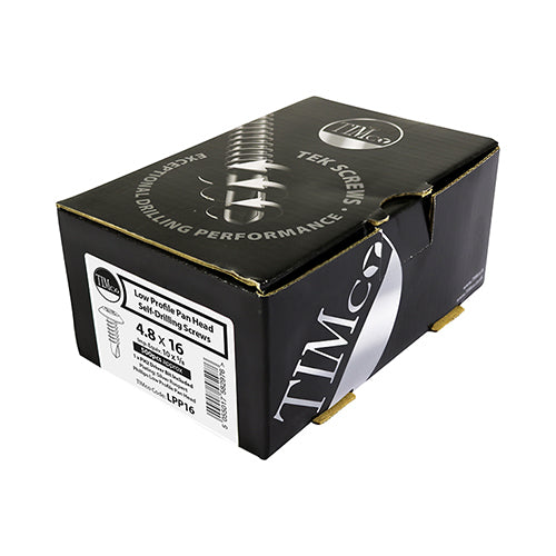 4.8 x 22 Timco Philips No. 2 Low Profile Low Wafer Head, Ruspert Finish 22LPW / NOEQ