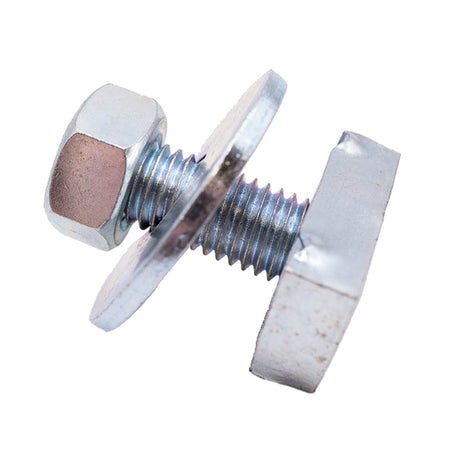 M10 x 75mm Assembled Channel Stud, Nut & Washer Steel Zinc Plated