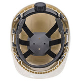 Endurance Glowtex Helmet With Chin Strap, White (Glow in the dark)