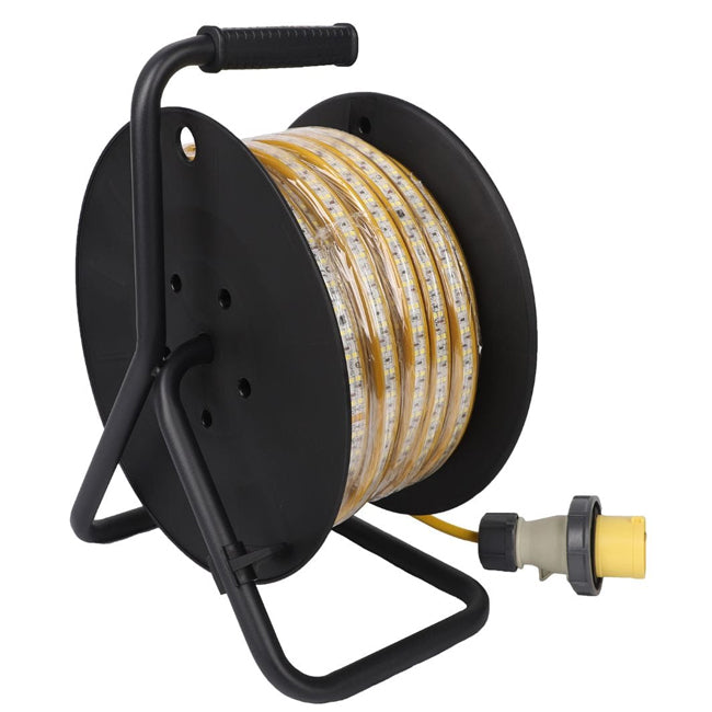 Connexion 25 Metre 110V LED Cable Reel Strip Light 900 Lumens