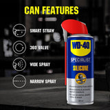 WD40 Specialist Silicon Lubricant, 400ml Smart Straw