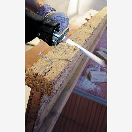 Bosch S922HF 150mm Sabre Saw Blade flexiable for wood 5-100mm and metal 3-12mm (Pack Of 5) P/No. 2 608 656 016