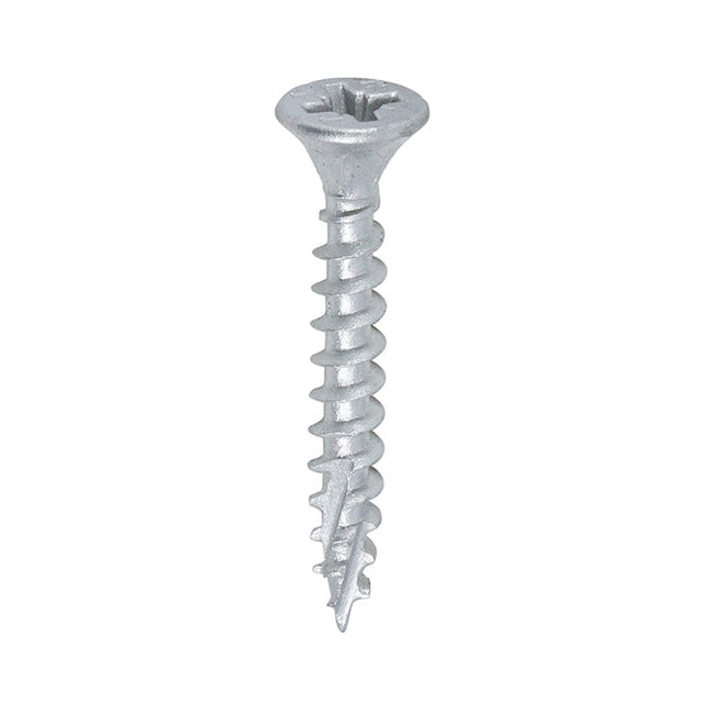 Timco 4.0 x 30 Countersunk Pozi Pz2, C2 Exterior Screws, Silver Organic