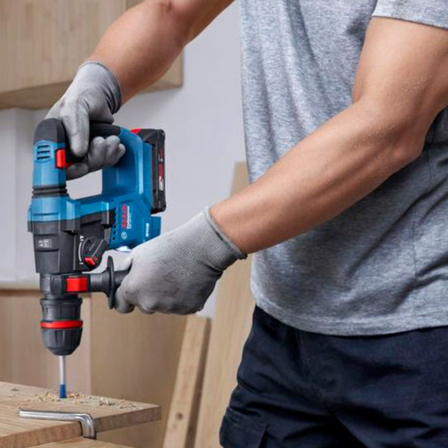 Bosch GBH 18V-18X One Chuck Hammer Drill with 2 x 5.0ah Batteries in Carry Case