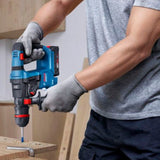 Bosch GBH 18V-18X One Chuck Hammer Drill with 2 x 5.0ah Batteries in Carry Case