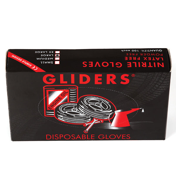 XL Blue Gliders Heavy Duty Nitrile Gloves (Box of 100)