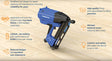 Rawlplug R-WW90II Gas Powered Framing Nailer with 2 x Batteries