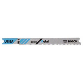 Bosch U1188A 80mm Jigsaw Blade for metal 1-3mm (Pack of 3) P/No. 2 608 631 511