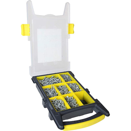 Ulti-Mate 1440 Piece Wood Screw Assortment In Case, Bright Zinc Plated