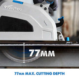 Evolution S210CCS 210mm TCT Heavy Duty Metal Cutting Circular Saw 110V