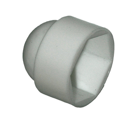 M16 (24mm) Nut & Bolt Cover Cap, Grey Plastic Polyethylene