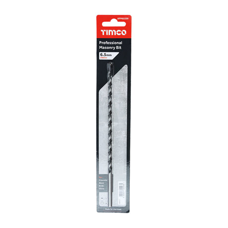 Timco 6.5mm x 200mm Masonry Drill Bit APM65200