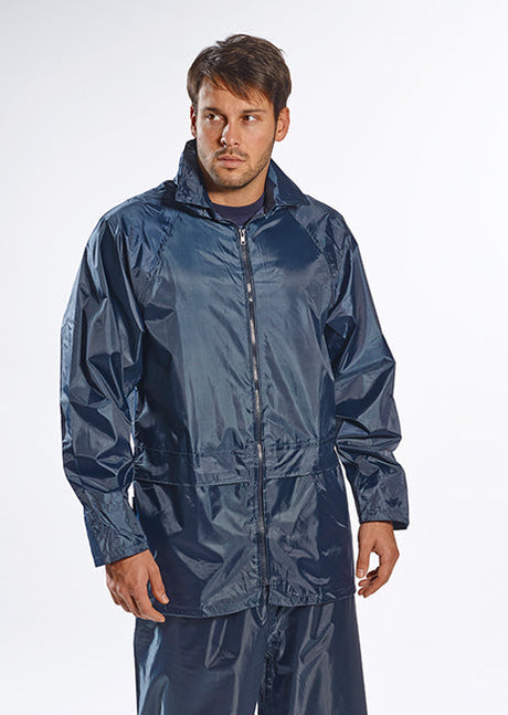 Large Black Portwest Classic Rain Jacket