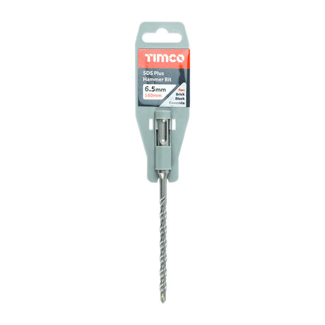6.5 x 160mm Timco SDS65160 SDS-plus Masonry Hammer Drill Bit, 90mm working length