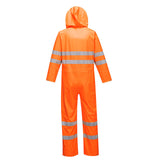 Portwest Sealtex Ultra Hi-viz Waterproof Rain Coverall, Orange, Large