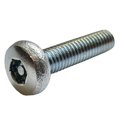 M6 x 16mm Pan Machine Screw, Resistorx TX-30H Bright Zinc Plated, DIN 7985 T