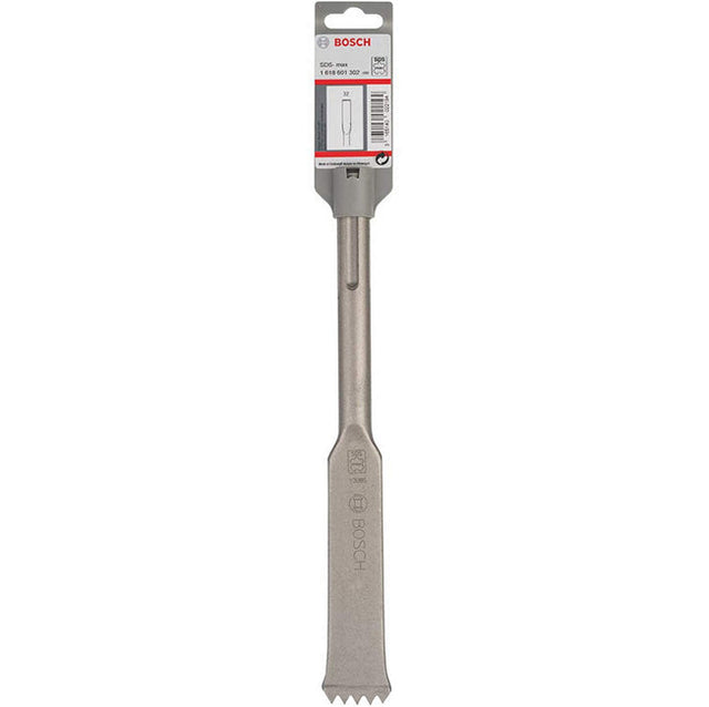 Bosch SDS-Max 32mm x 300mm Comb / Toothed Chisel 1 618 601 302
