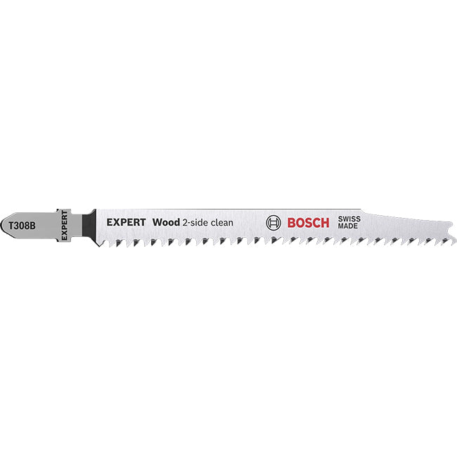 Bosch T308BP 117mm Jigsaw Blades For Wood (Pack of 5) 2 608 900 558