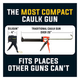 Siligun Classic Compact Gun for resin, sealant or caulk cartidges, 12:1 Push Ratio
