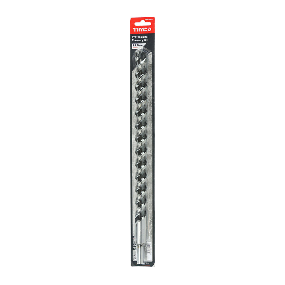 Timco 25mm x 400mm Masonry Drill Bit APM25400