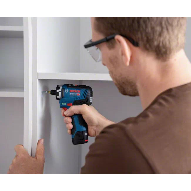 Bosch GSR12V-35 Drill / Driver Chuck, 2 x 3.0Ah Batteries, Charger & LBOXX