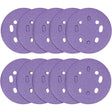 Trend Aluminium Oxide 125mm Random Orbit 120 Grit Sanding Discs, AB/125/120A, Pack of 10