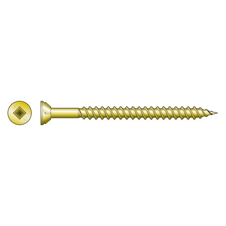 Quik Drive 64mm Countersunk Square dirve Woodscrews (Box of 1500) Quikdrive part No. WSNTL64E
