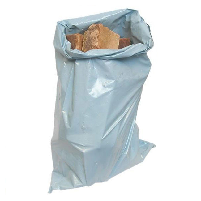 19.5"(495mm) x 30" (762mm) Builders 420 Gauge Standard Duty Polythene Rubble Bags / Sacks (Pack of 100)