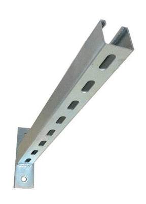 Slotted Cantilever Arm, Universal 600mm Length, P2663T/600H, Galvanised