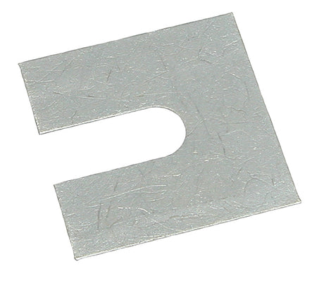 No.4 100mm x 100mm x 3mm with a 25mm slot (Suits bolts up to M24) Steel Metal Horseshoe Trouser Shim galvanised