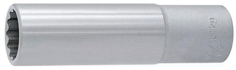 Unior 30mm 1/2" Drive Deep 12 Point Socket Chrome 190/1L12p