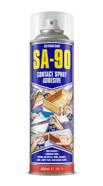 SA-90 Adhesive Aerosol 500ml ACTION CAN 1654