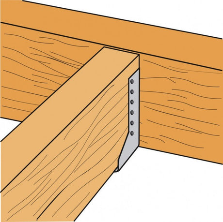 90 x 145mm Simpson Heavy Face Fix Concealed Joist Hanger SAI380/90/2