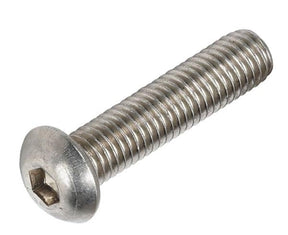 M16 x 80 Socket Button Screws, Stainless Steel A2 (304), ISO 7380