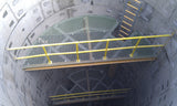 Yellow 60 Degree 3 Way Tee (In two halves) MHA3EY