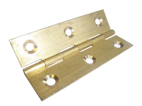 Butt Hinge, solid drawn 4" Brass (Pair)