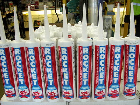 White Rocket Premium Quality Silicone Sealant 300ml 5120010