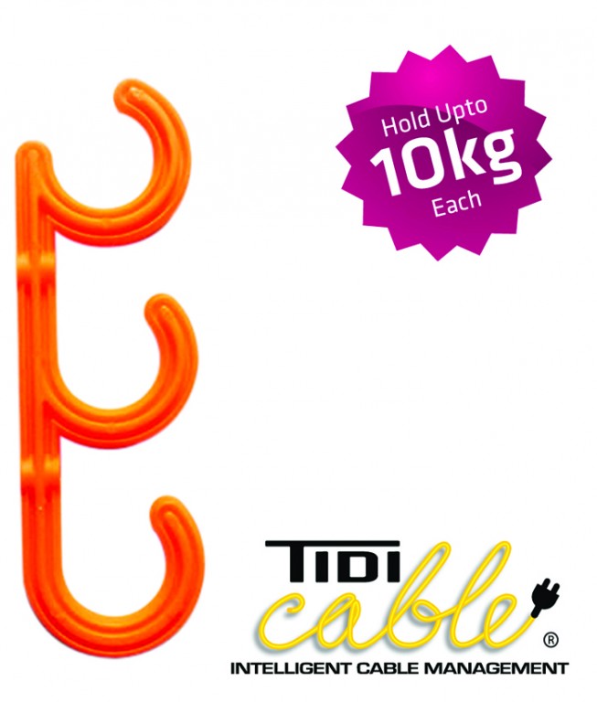 Tidi Triple Hook For Screwing to Walls & Ceilings
