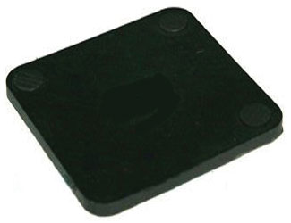 7mm Heavy Duty Plastic 70mm x 70mm Square Shims / Packers, Black (Order in multiples of 125)