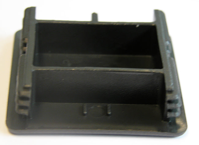 Black Unistrut P1/2240 Plastic End Caps 41mm x 41mm Deep Channel