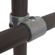 90 Degree Crossover C40 Size 7 (G32) Handrail Fitting, Galvanised 161-C42 (Kee Klamp Compatible 45-7)