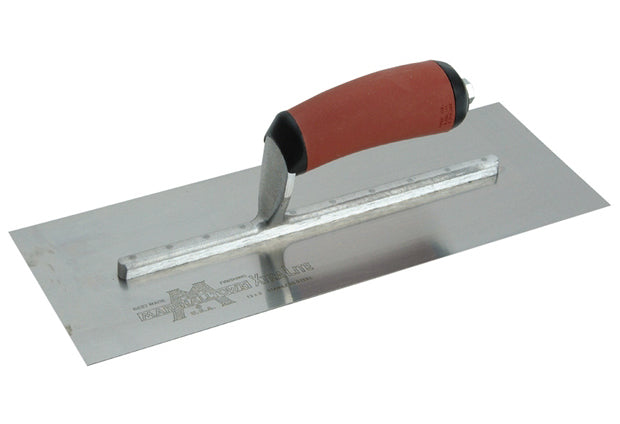 Marshalltown 14" Stainless Steel Cement Float, Red Durasoft Handle - MXS73DSS