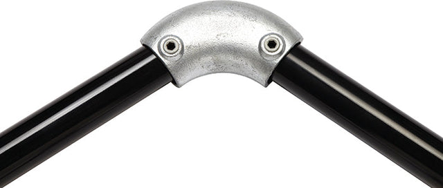 Variable Elbow 11 - 30 Degree C05A Size 7(G32) Handrail Fitting, Galvanised