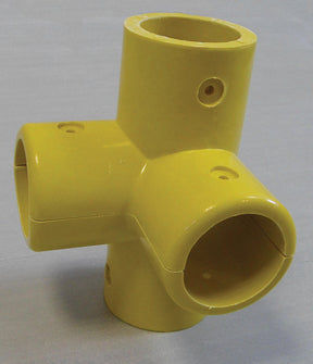 Yellow 4 Way Corner (In two halves) MHCORNER4W