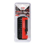 11 Piece Addax X6 Impact Screwdriver Bit Set 228447