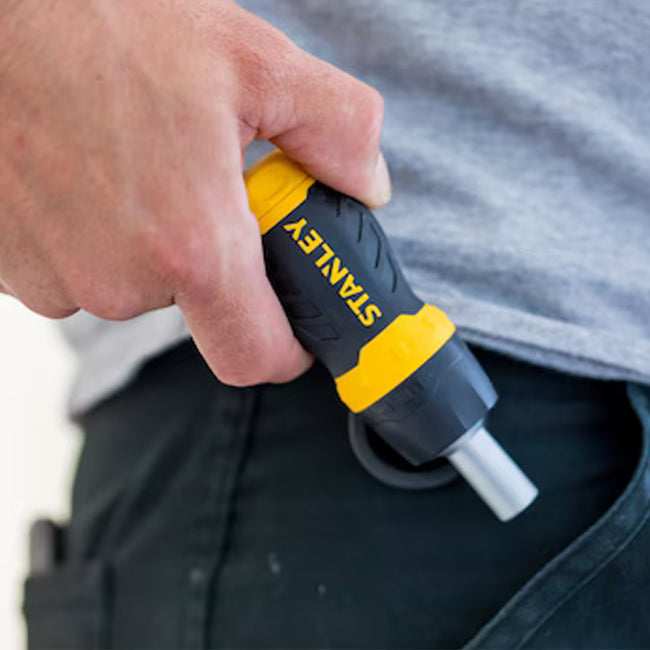 Stanley Stubby Multibit Ratchetting Screwdriver 0-66-358
