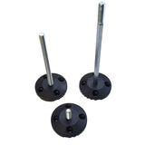 Baseplate 44mm For M6 Bolt 4mm Screw Holes, Black