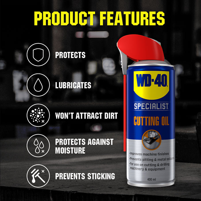 WD40 Specialist Cutting Oil, 400ml Smart Straw